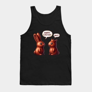 Funny Chocolate Bunnies Easter Tank Top